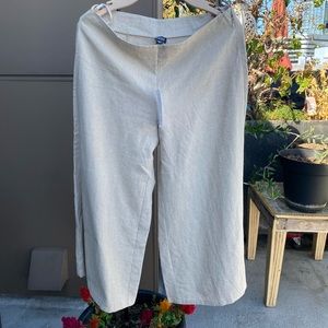 Eileen Fisher Linen Gaucho Size Medium NEW
